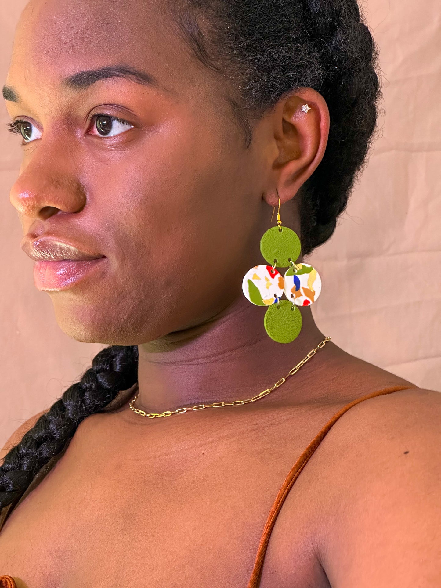 City Lights | Dangle Clay Earrings