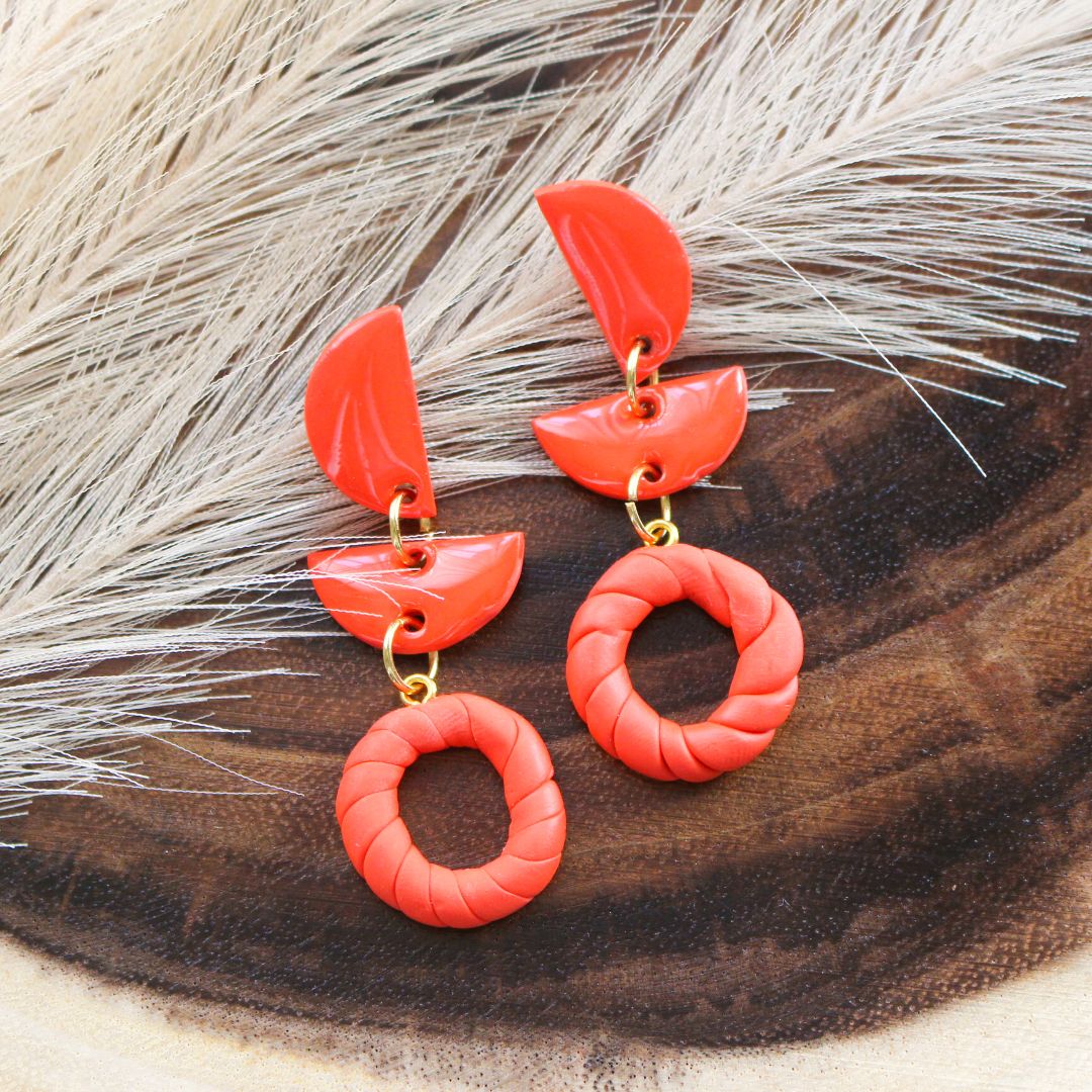 Clay Earrings | Lightweight Earrings | Vanessa