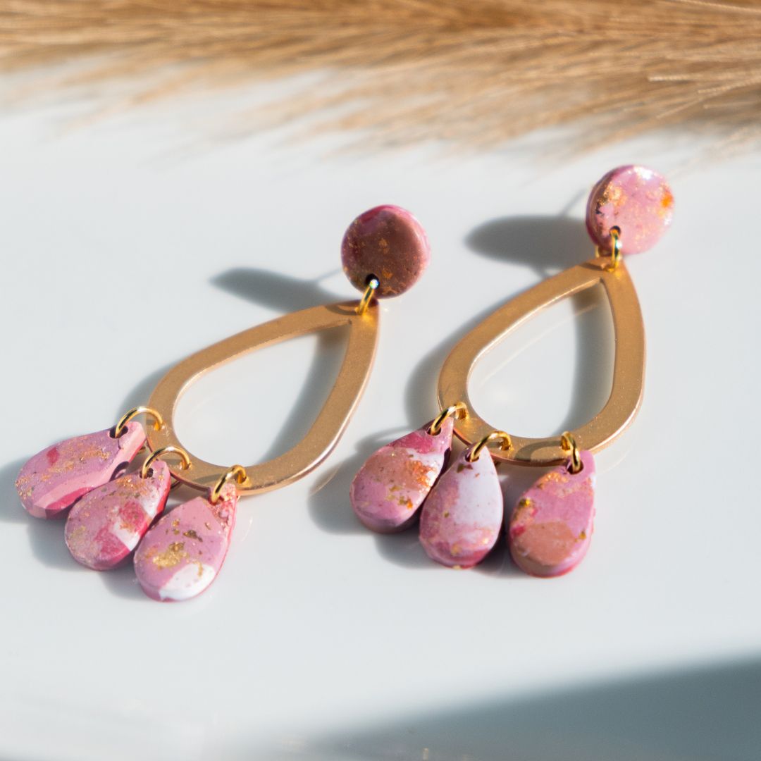 Clay Earrings | Lightweight Earrings | Roxanne