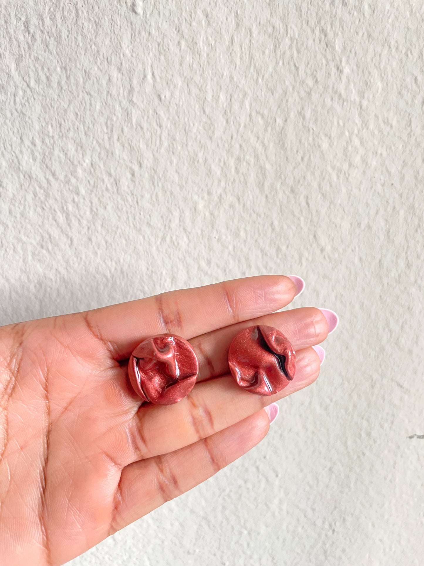 Clay Stud Earrings | Lightweight Stud Earrings | Polly